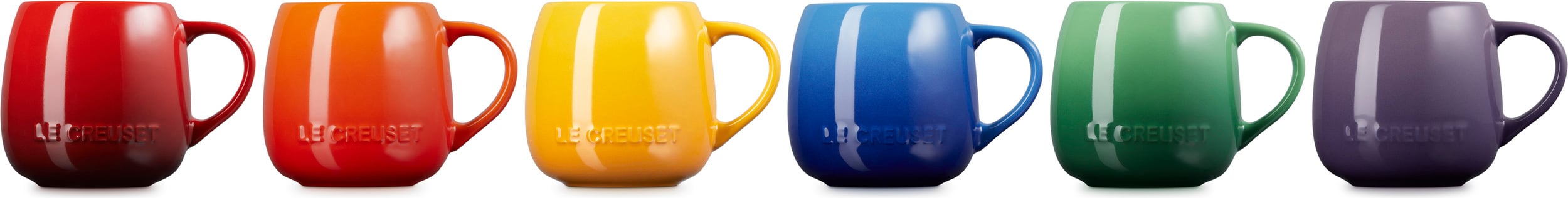 Kubki Le Creuset Rainbow Coupe 320 ml kolorowe 6 szt.