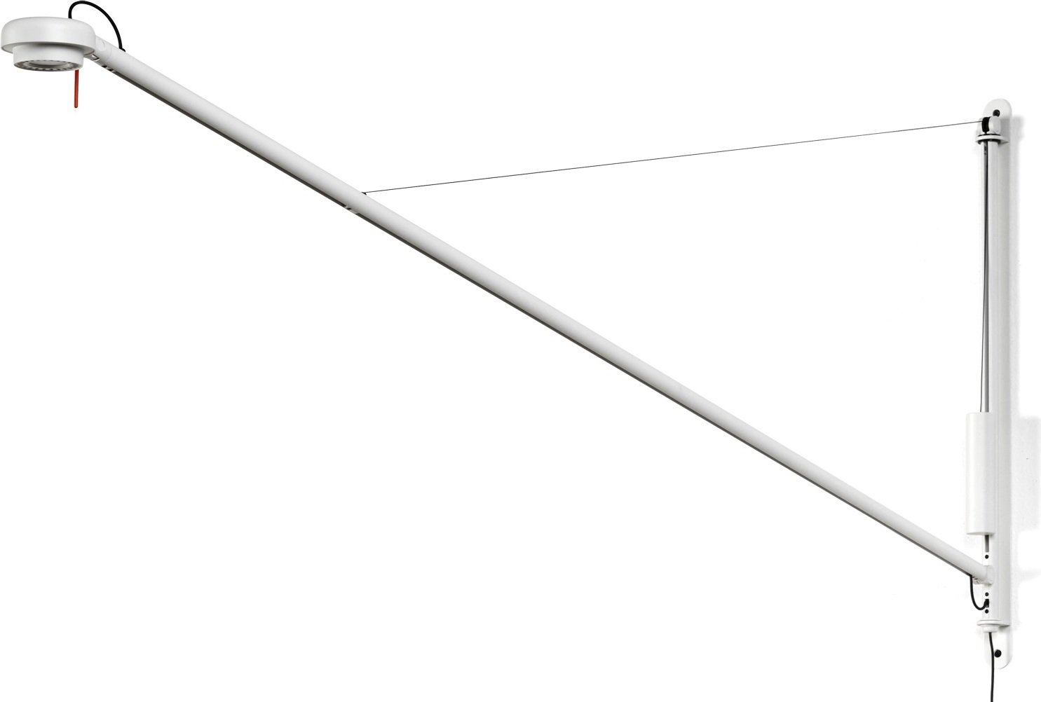 Lampa ścienna Fifty-Fifty biała