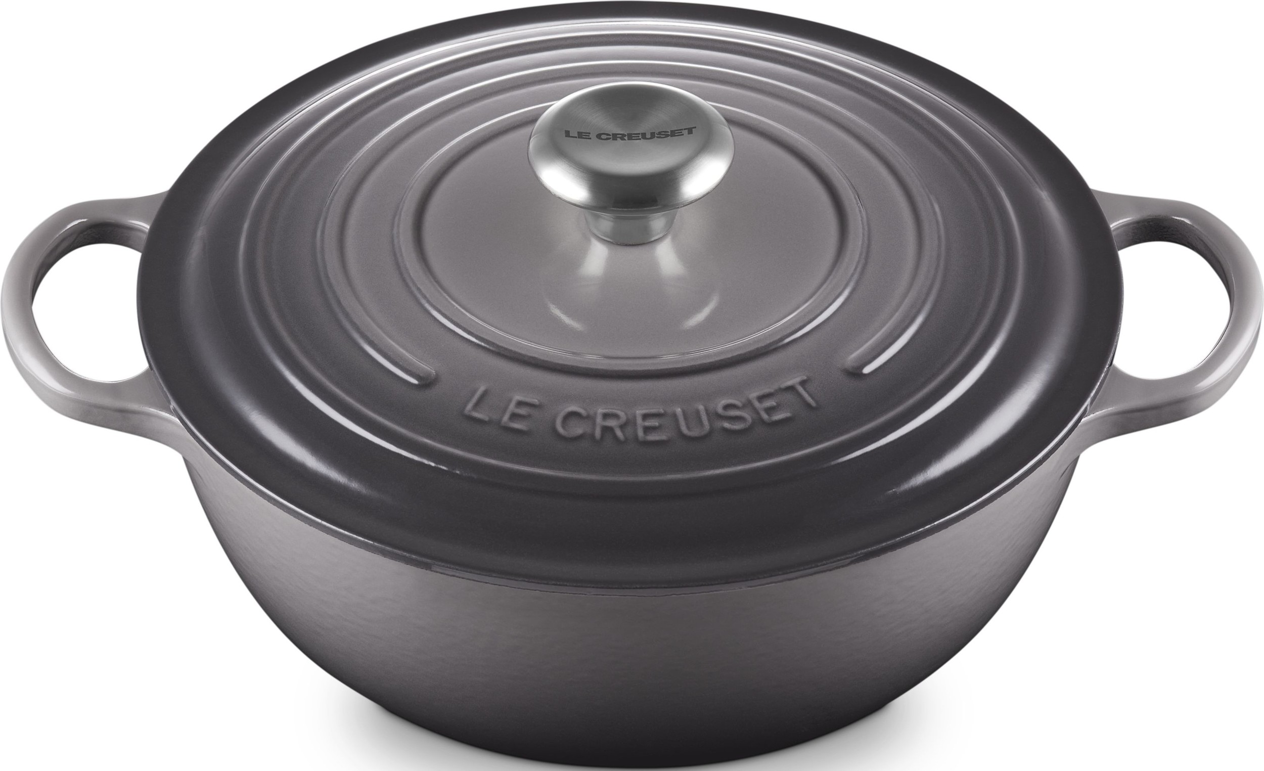 Garnek La Marmite Signature 26 cm szary