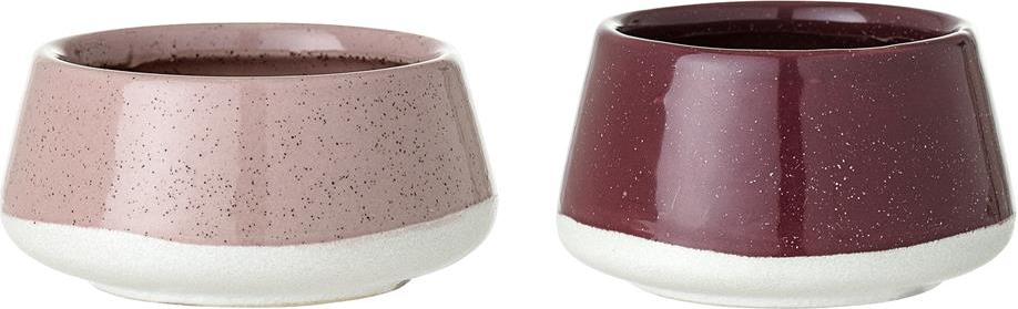 Świeczniki na tealighty Bloomingville 8 cm różowe 2 szt.