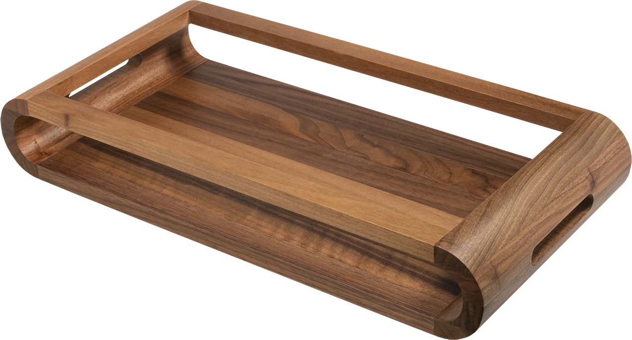 Taca do serwowania Vasd 43 cm z drewna orzechowego