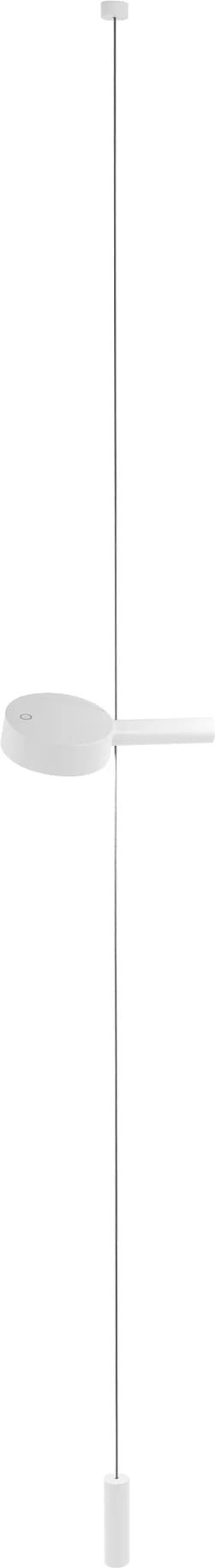 Lampa wisząca bezprzewodowa Super O biała pojedyncza