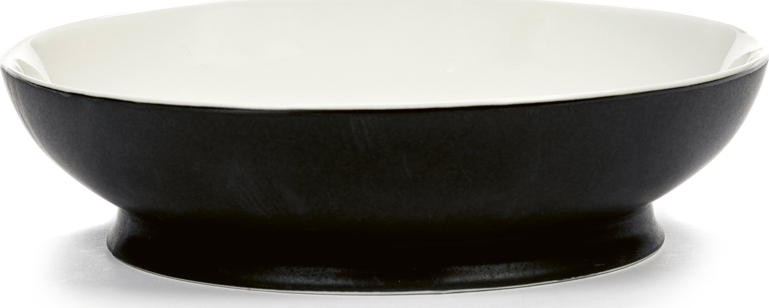 Miska na zupę Ra 19 cm czarno-biała