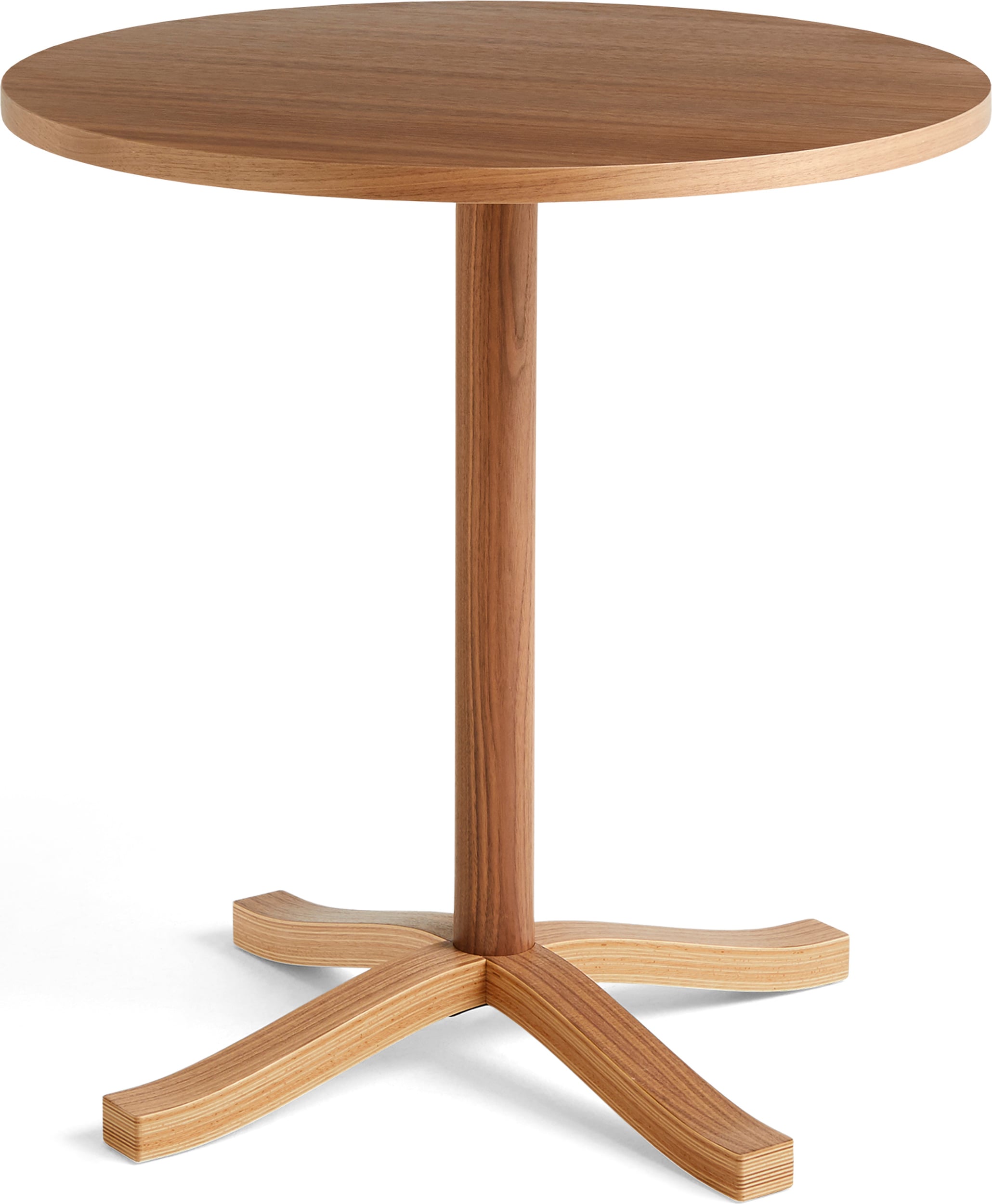 Stół Pastis okrągły 70 x 74 cm drewno orzechowe