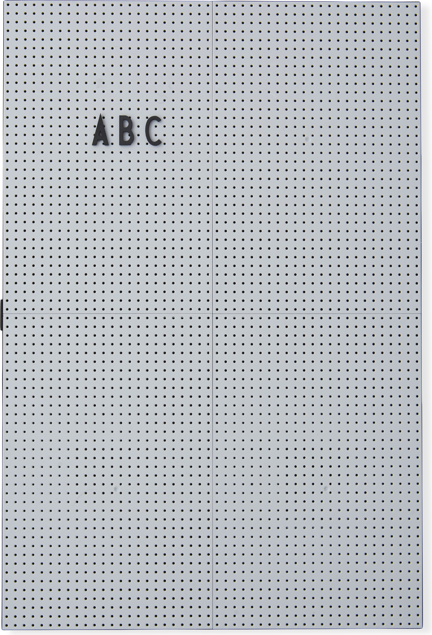 Tablica Design Letters A3 jasnoszara