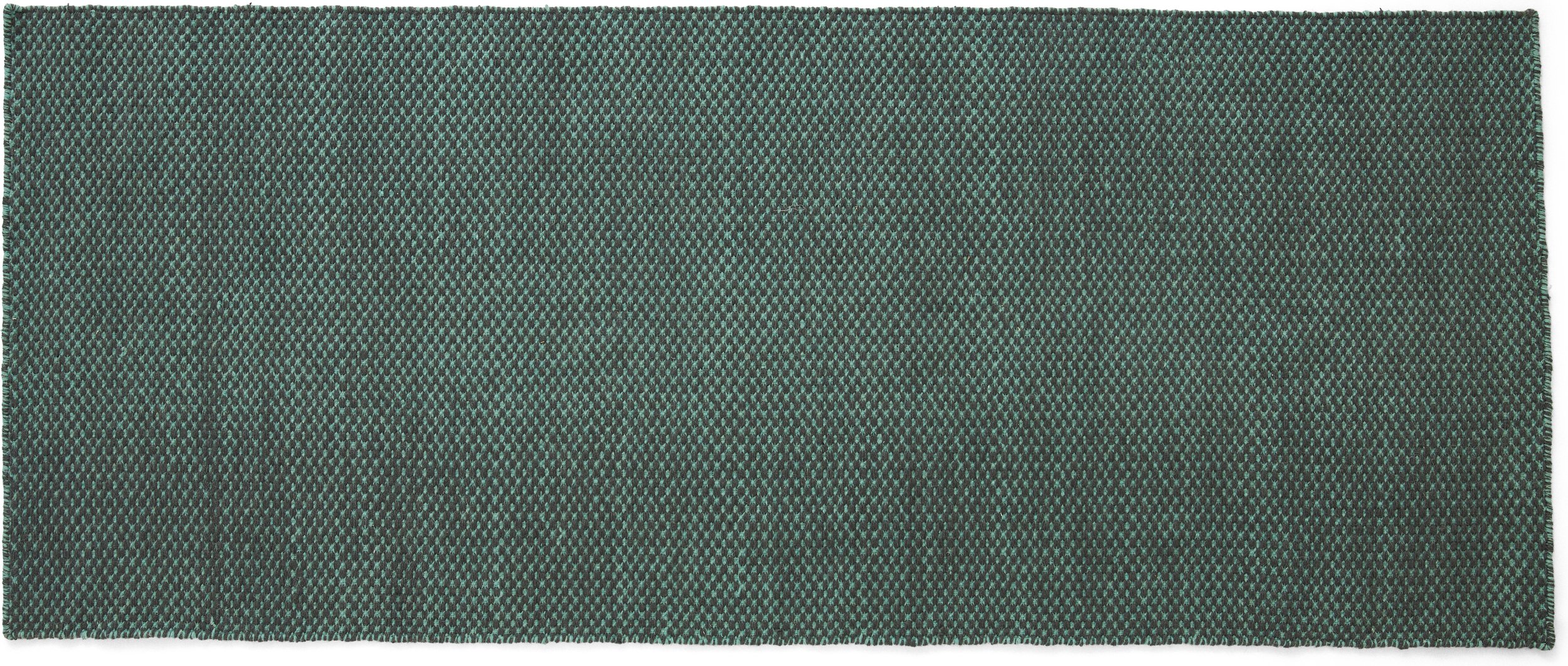 Chodnik Moiré 80 x 200 cm szmaragdowa zieleń