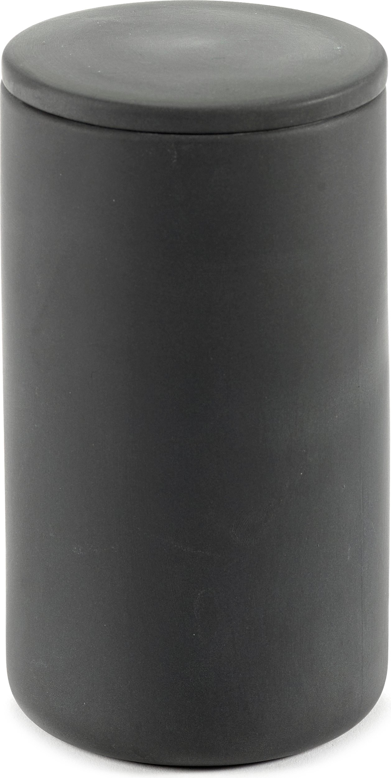 Pojemnik łazienkowy Cose okrągły 12,6 cm ciemnoszary