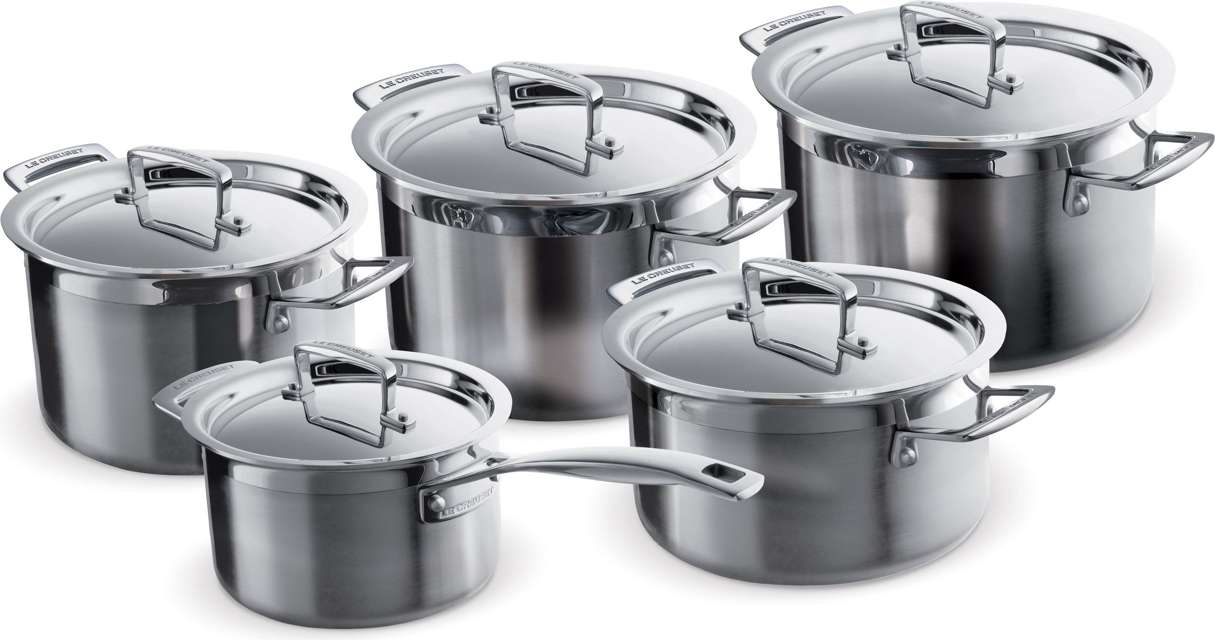 Zestaw garnków 3-ply 5 el.