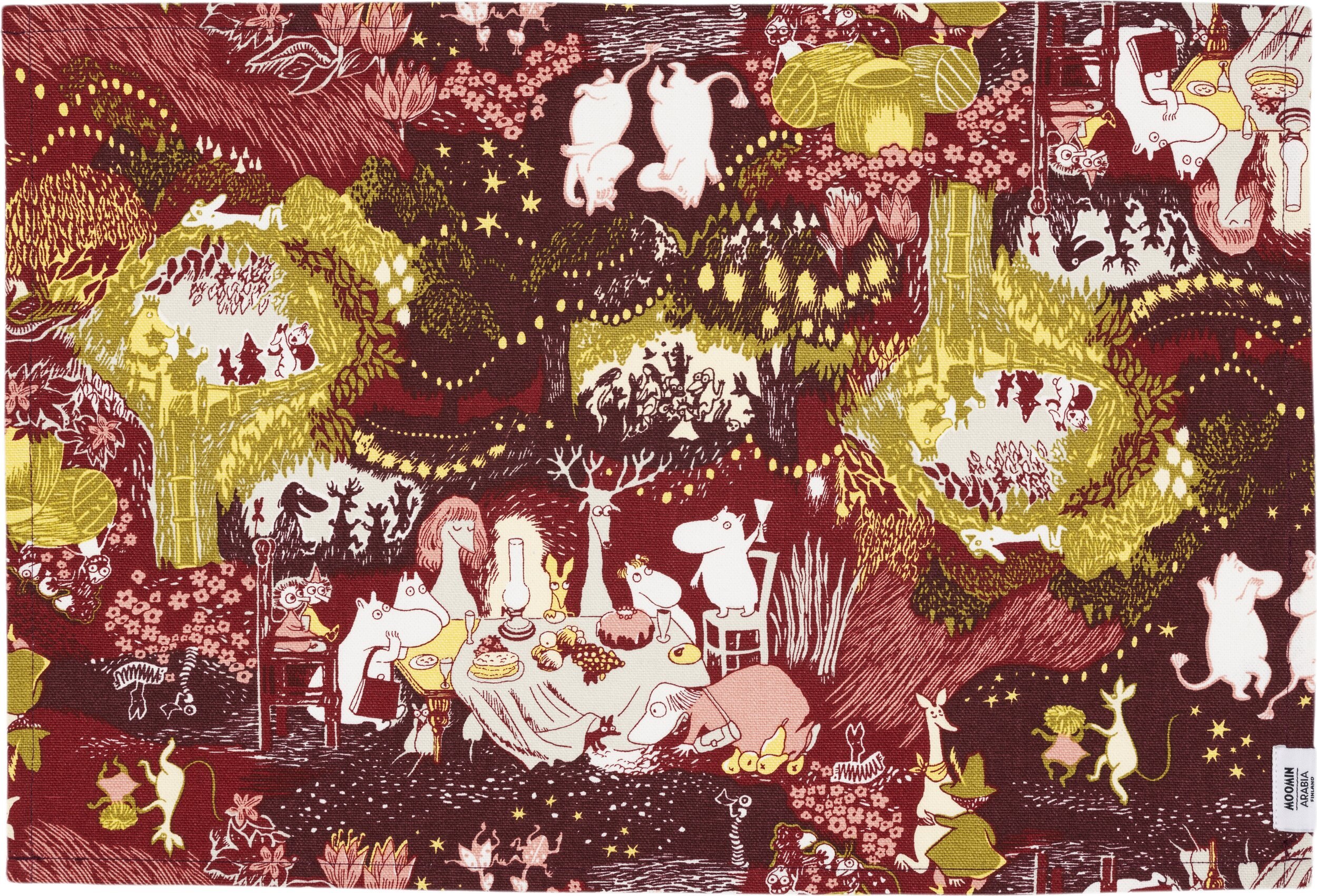 Podkładka pod talerz Arabia Finland Muminki Festive Moments 46 cm