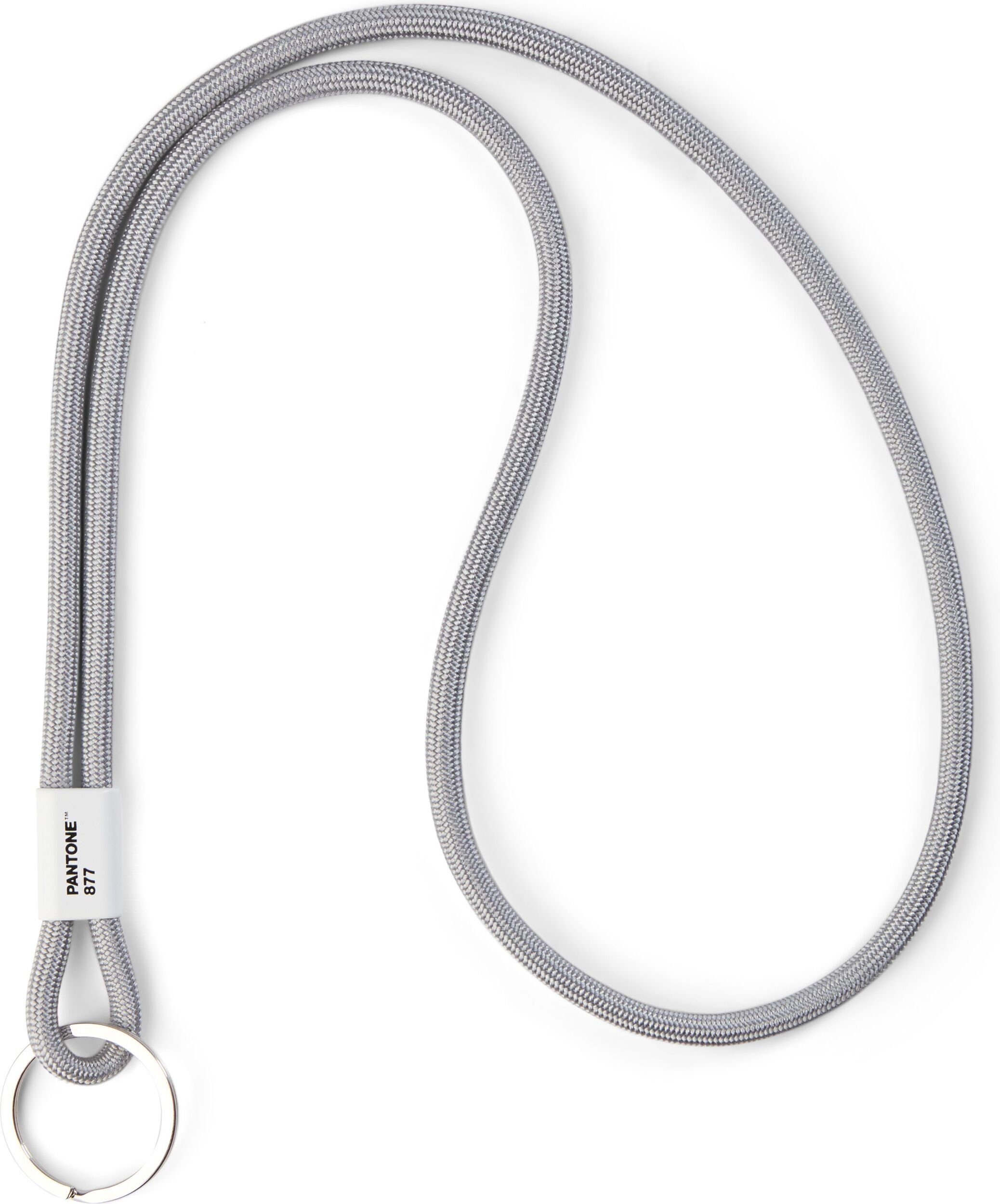 Smycz do kluczy Pantone srebrna