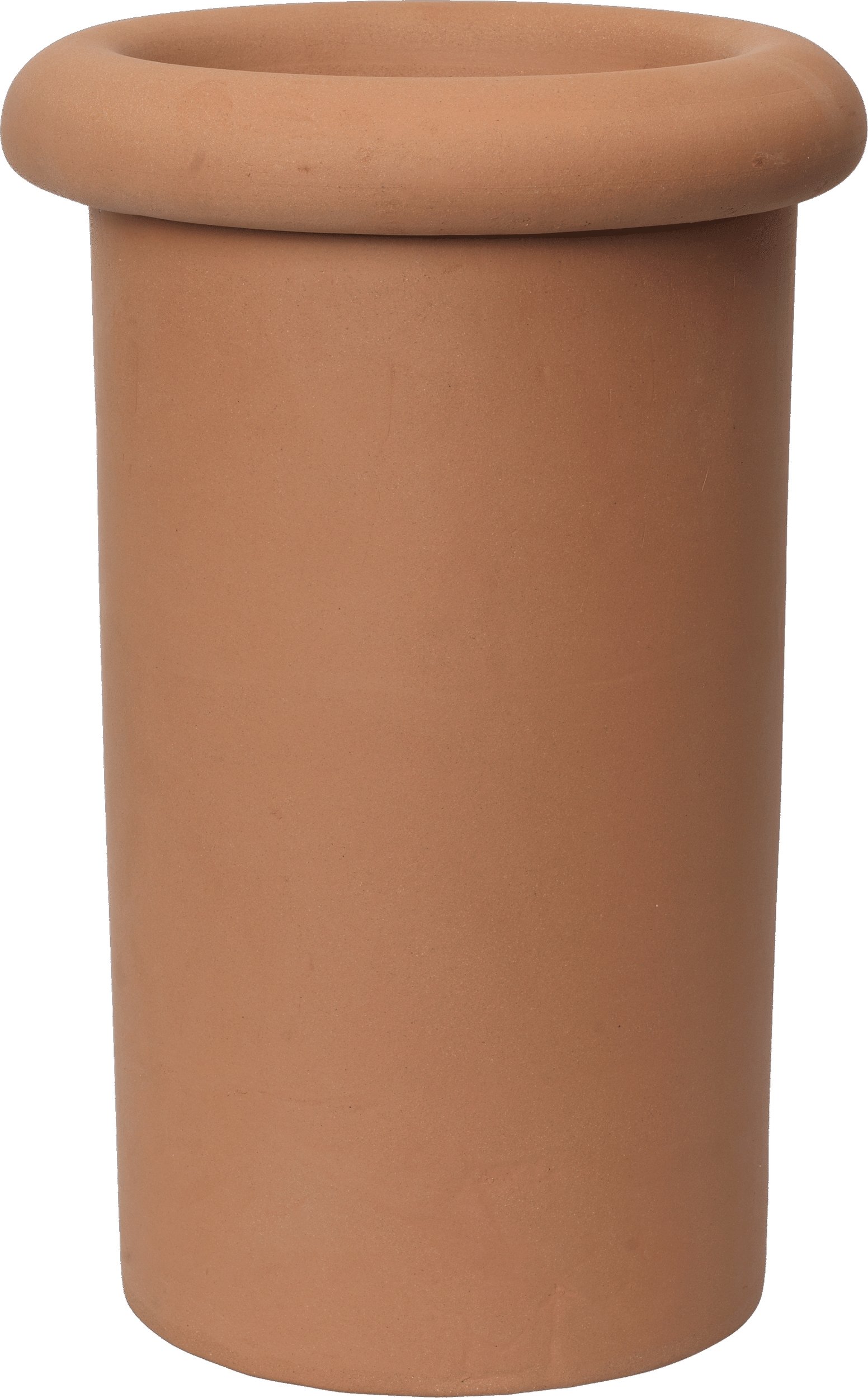 Doniczka z podstawką Rollo 46 cm terakota