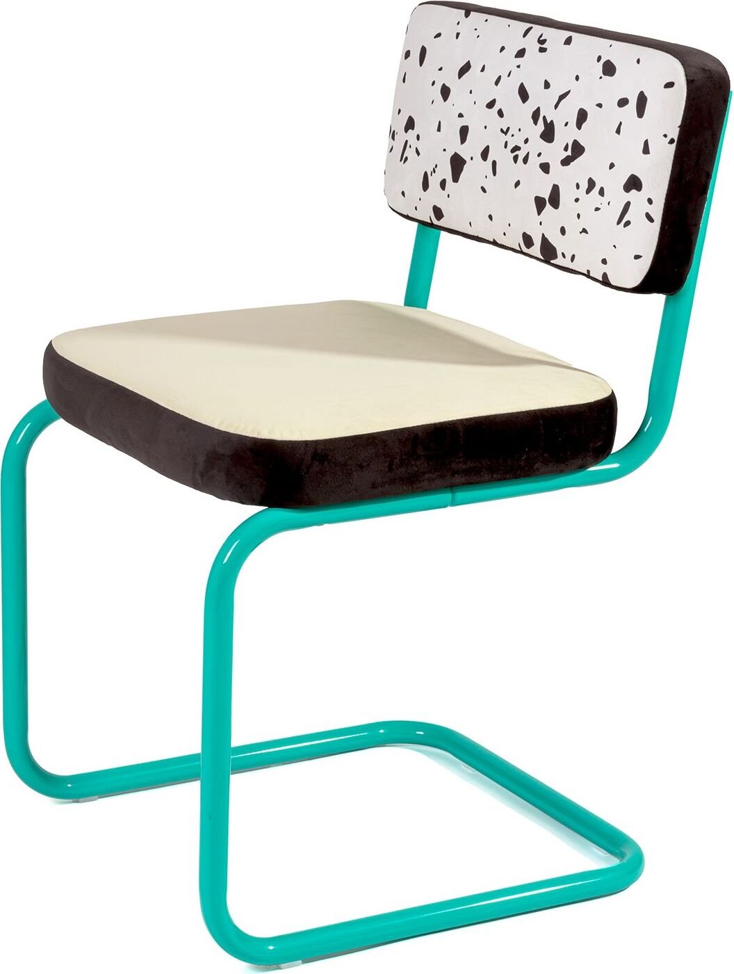 Krzesło Seletti Superchair terrazzo z zieloną ramą