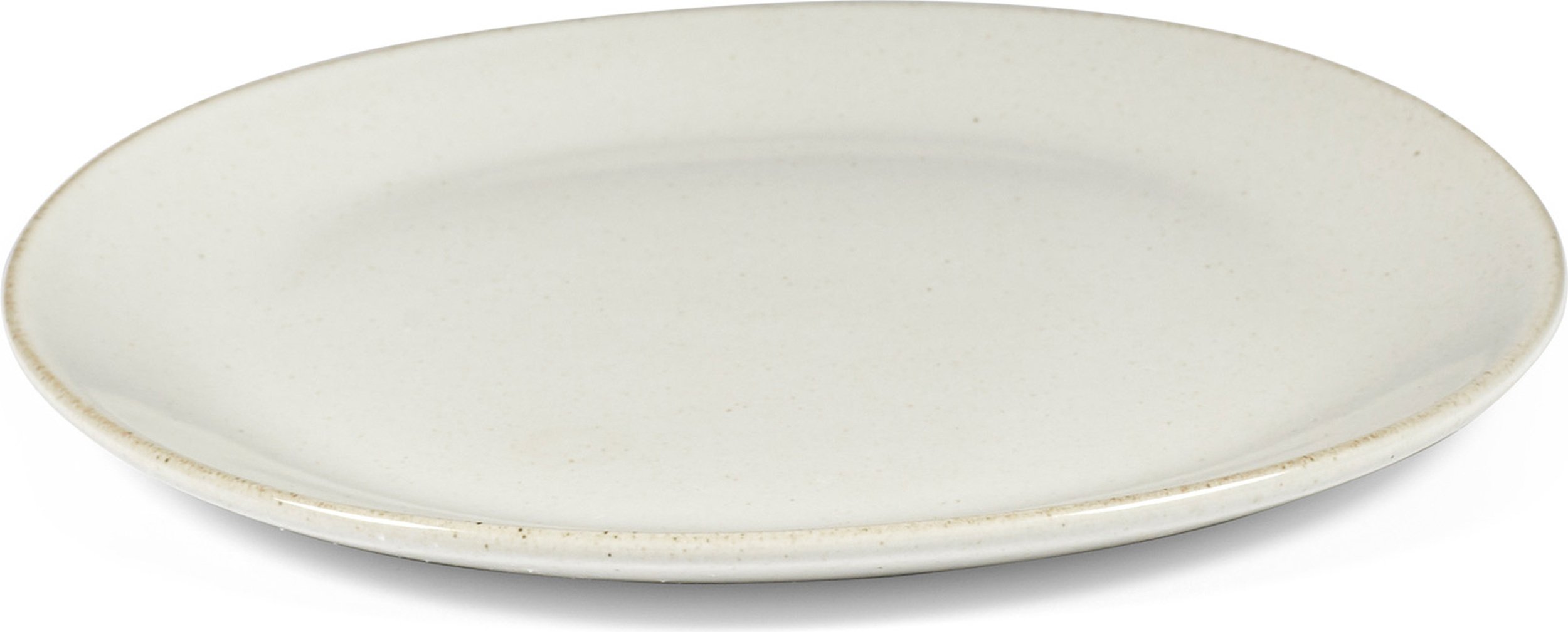 Talerz śniadaniowy Out of Lines 22,5 cm złamana biel