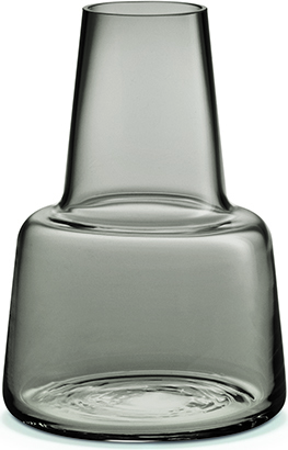 Wazon Flora przydymione szkło 24 cm