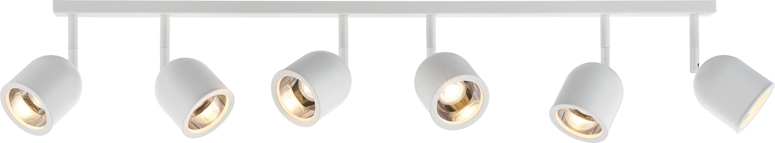 Kinkiet Spark 6 biały z łączeniem białym