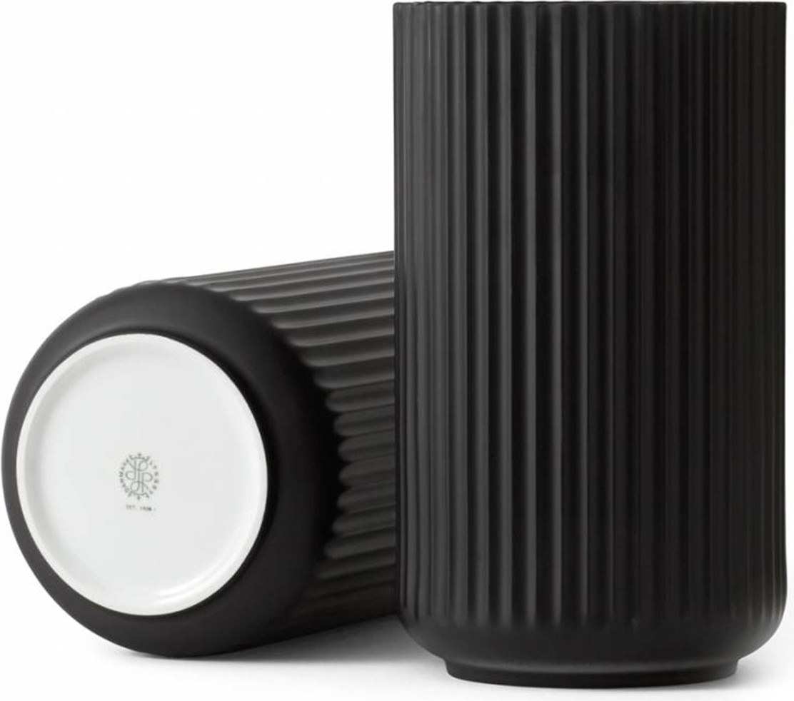 Wazon Lyngby czarny 25 cm