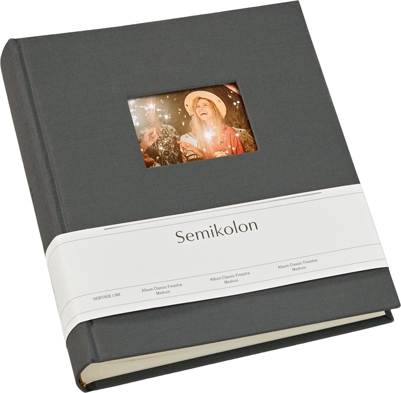 Album na zdjęcia Classic Finestra średni ciemnoszary