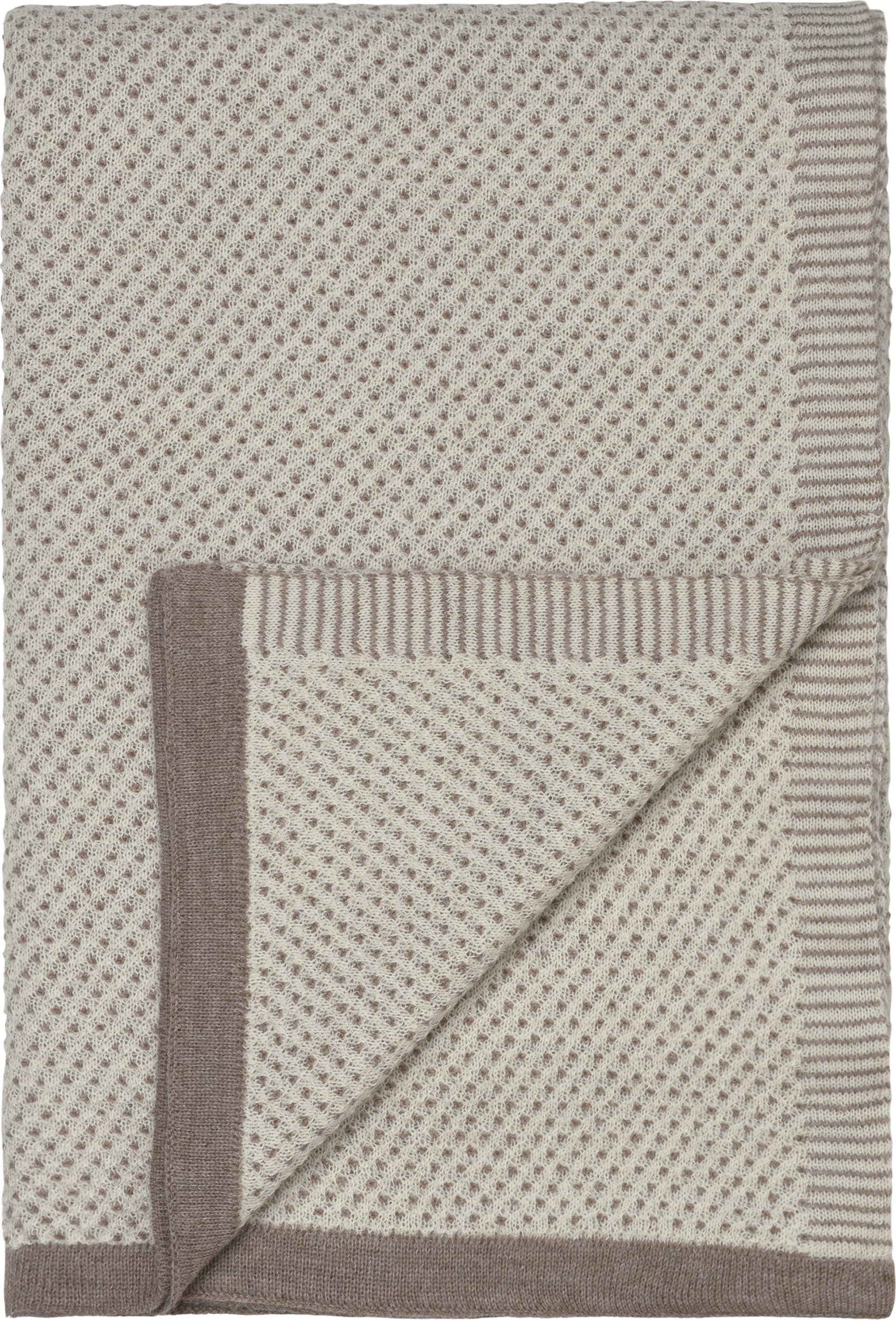 Koc Raindrops 130 x 180 cm beżowy