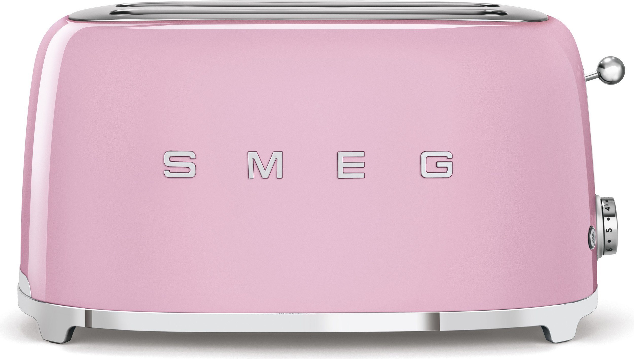 Toster na 4 kromki 50's Style pastelowy róż