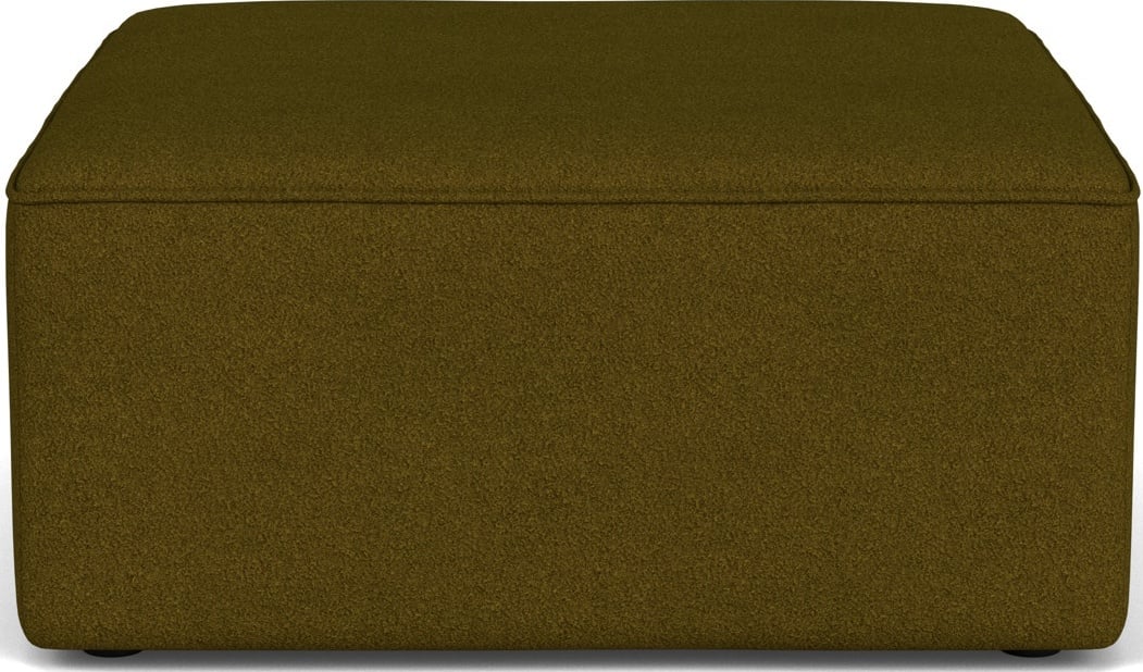 Puf sofy modułowej Eave 86 x 86 cm ciemnozielony