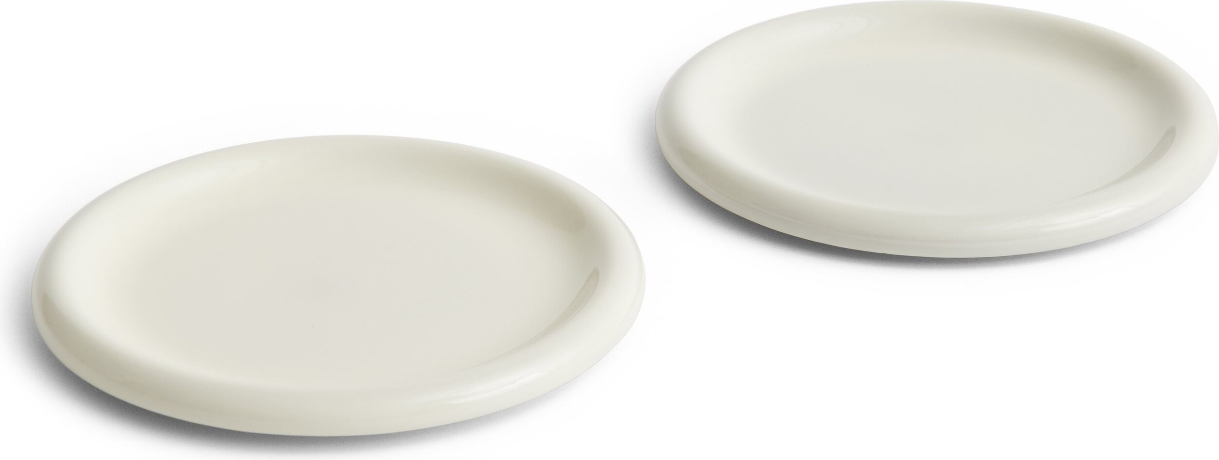 Talerz obiadowy Barro 24 cm zgaszona biel 2 szt.