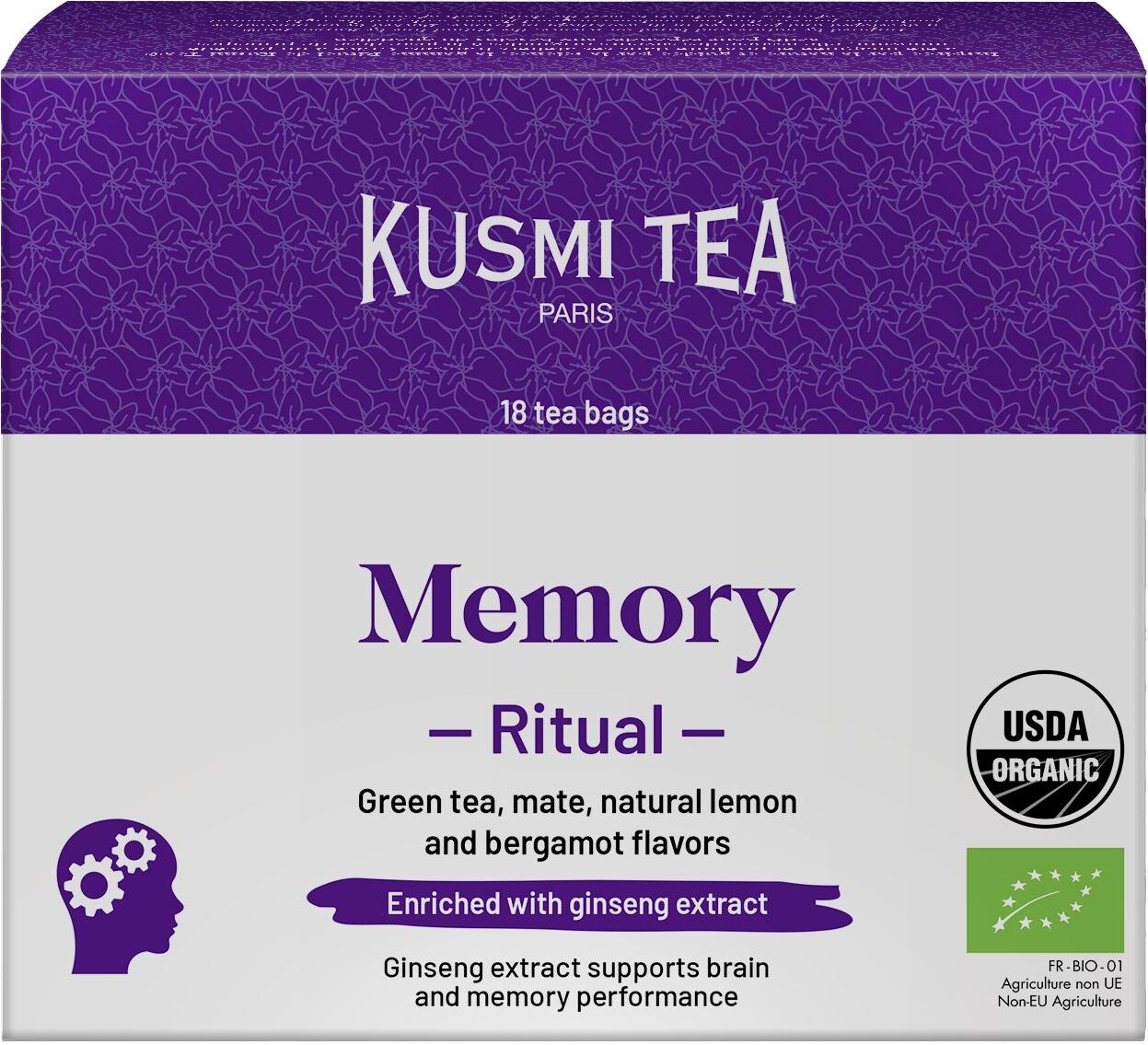Herbata zielona bio Organic Memory Ritual w torebkach muślinowych 18 szt.