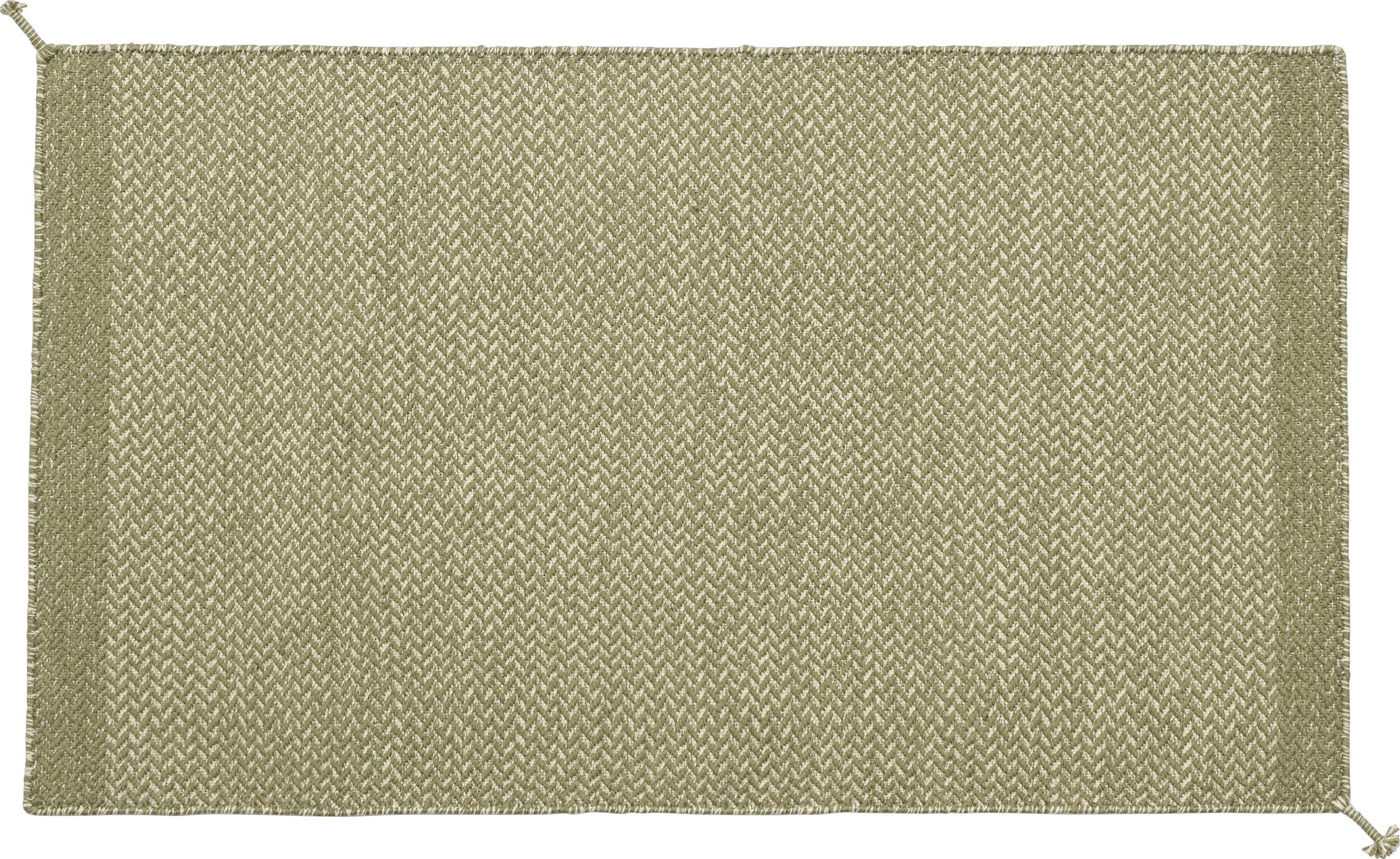 Dywan Ply 85 x 140 cm zielony z recyklingu