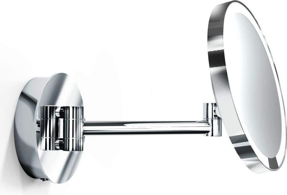 Lusterko kosmetyczne powiększające x7 Just Look Plus chrom ścienne z gniazdkiem USB