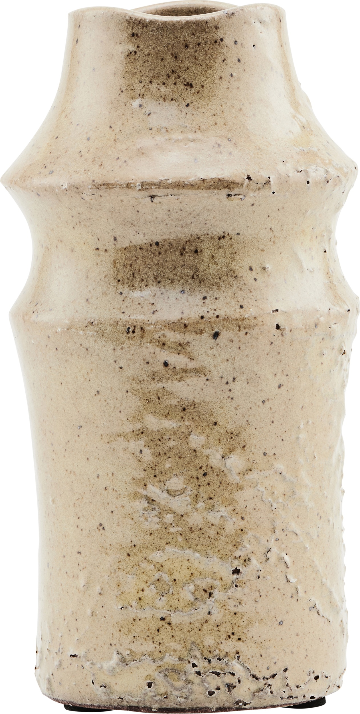 Wazon Nature naturalny z jasnozieloną teksturą