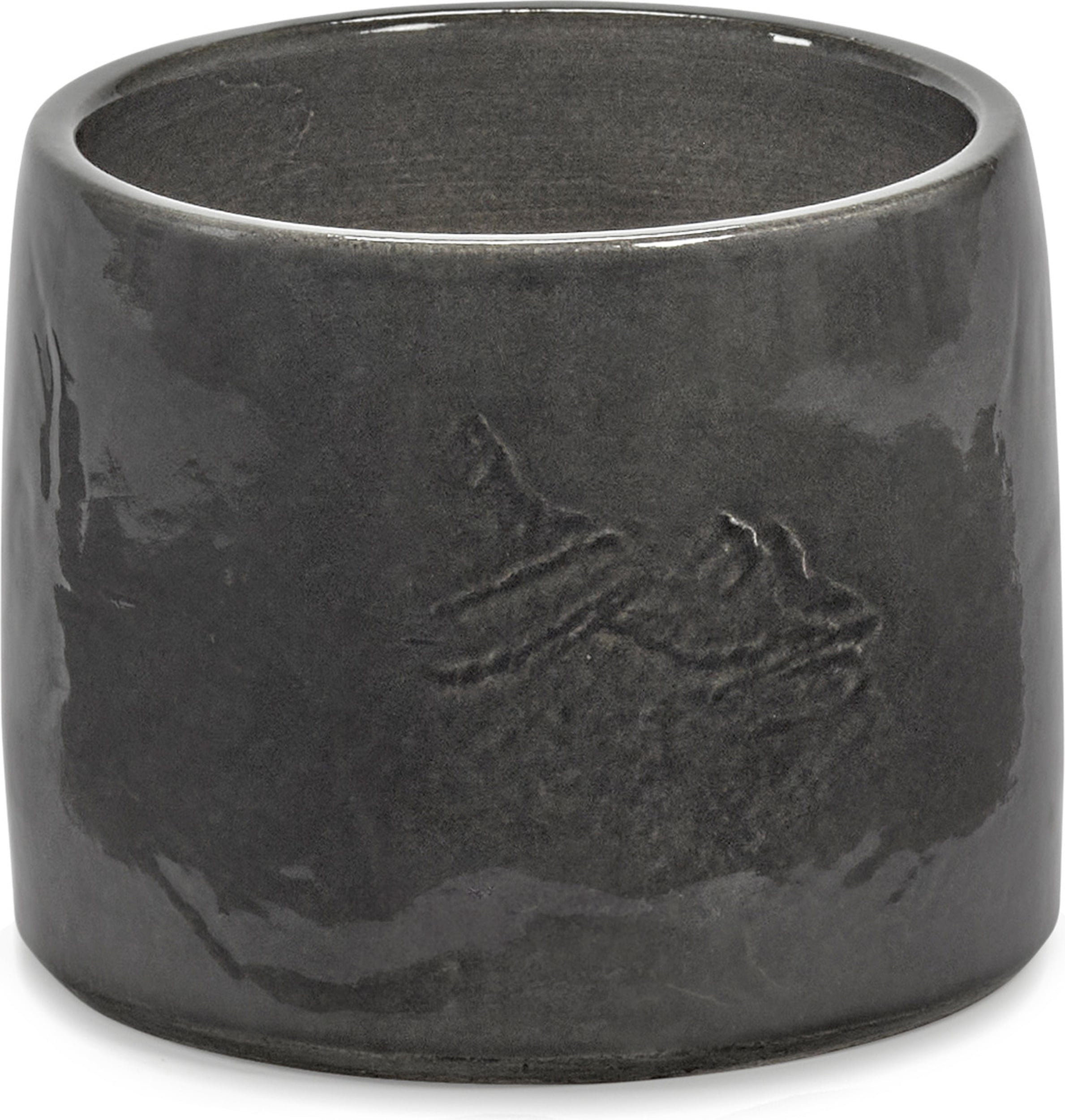 Osłonka na doniczkę Vaso 15 cm antracytowa