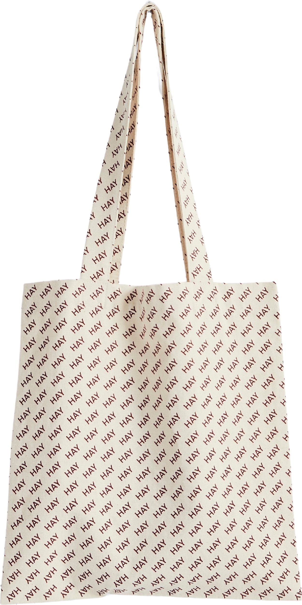 Torba Hay Logo Tote beżowo-burgundowa