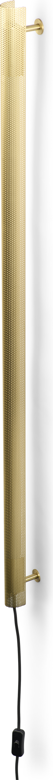 Kinkiet z włącznikiem Radent 135 cm mosiądz