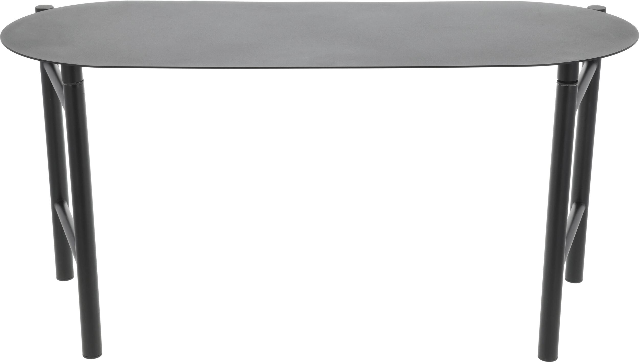 Ławka ogrodowa Disc czarna składana