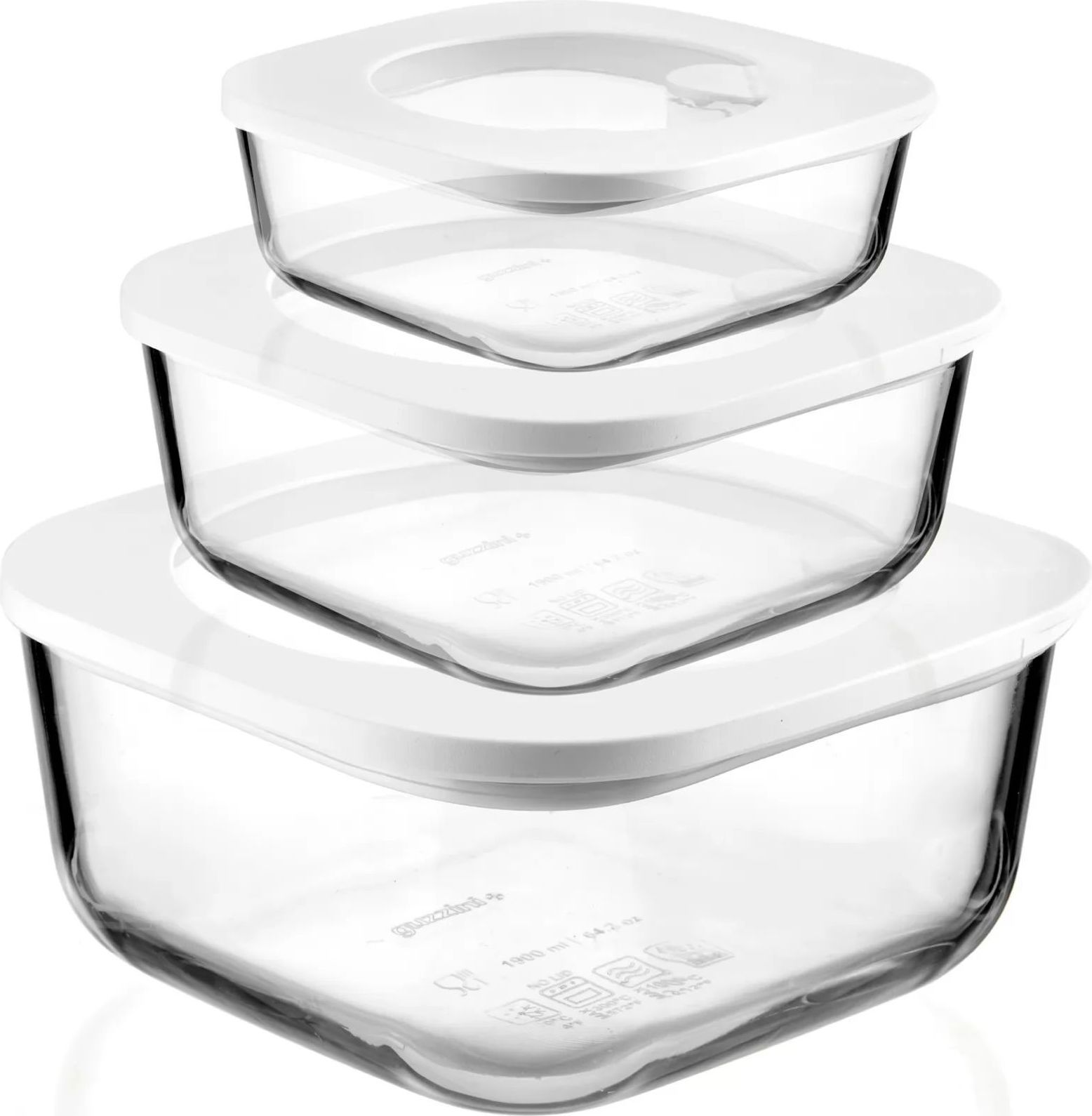 Pojemniki kuchenne Store & More szklane 3 szt.