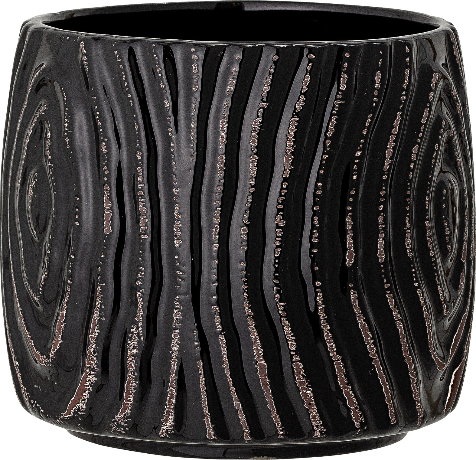 Osłonka na doniczkę Hena czarna