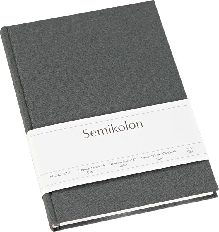 Notes w linię Uni Classic A5 ciemnoszary