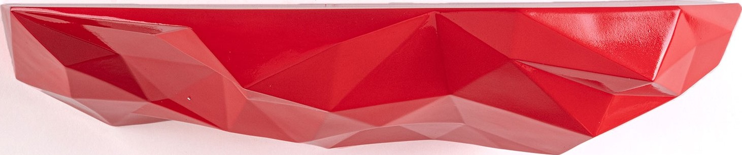 Półka ścienna Diesel Space Rock 46 cm czerwona