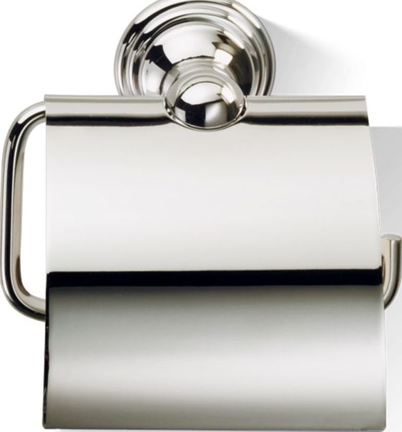 Wieszak na papier toaletowy z klapką Decor Walther Classic nikiel