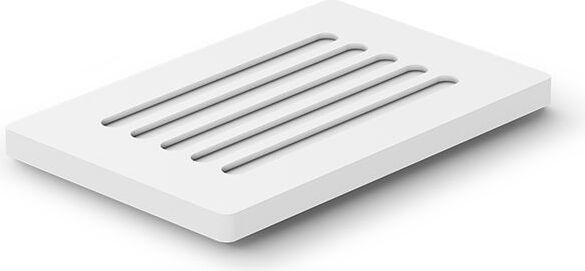 Mydelniczka Club prosta biały mat