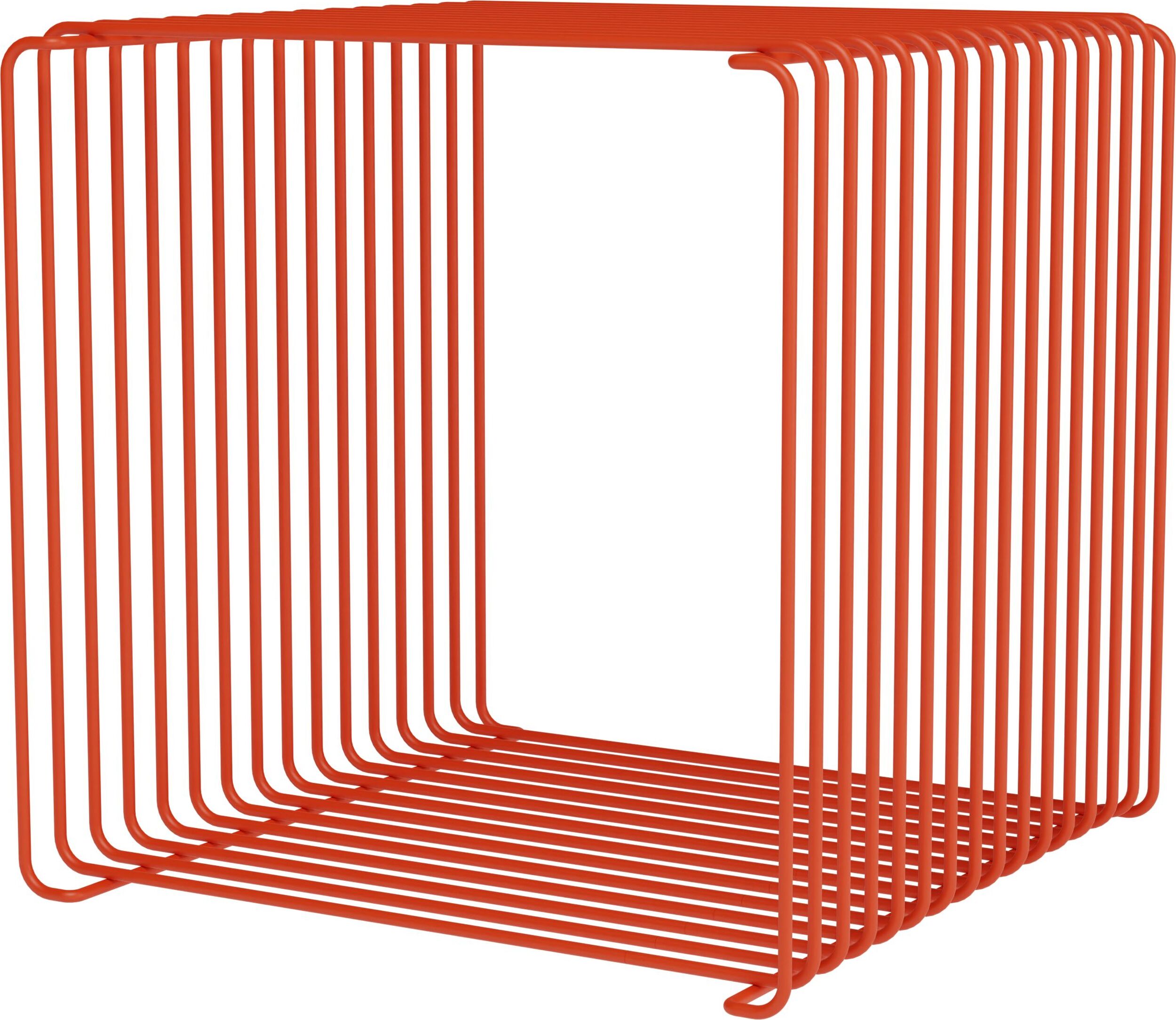 System modułowy Panton Wire 34,8 x 34,8 x 34,8 cm czerwony