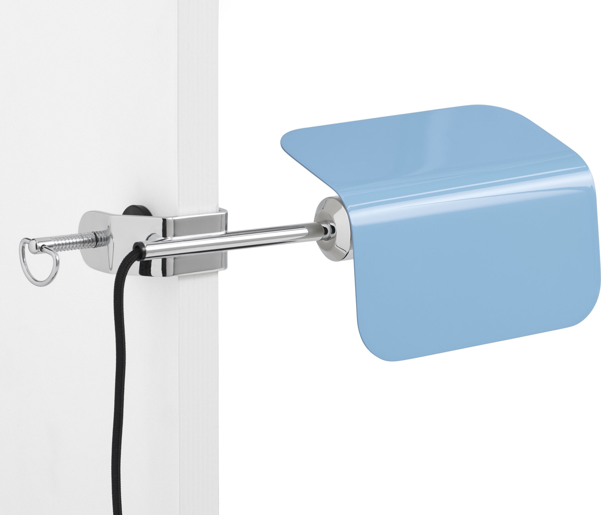 Lampka Apex błękitna z klipsem