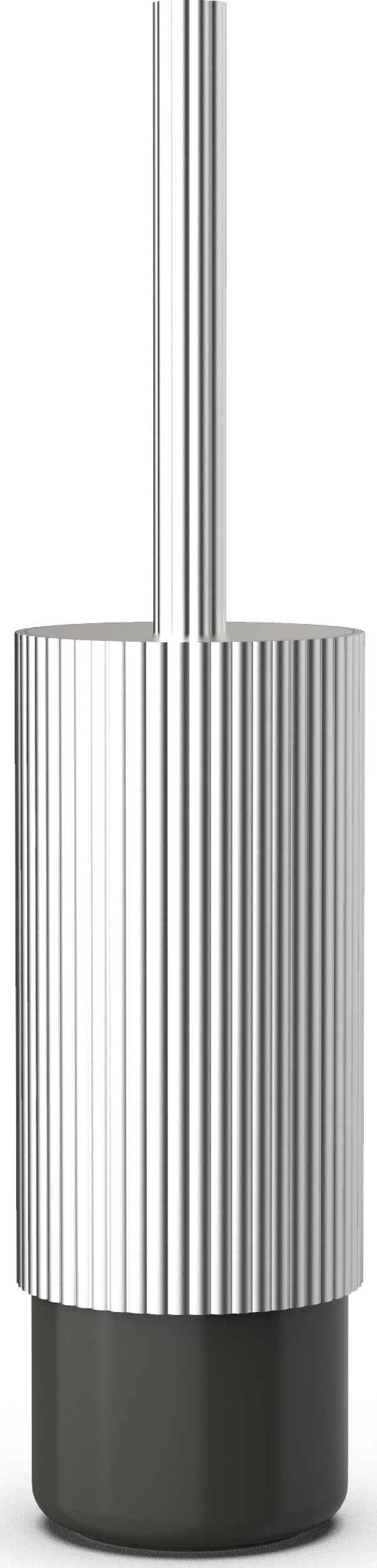 Szczotka do WC Of Line srebrna z czarną podstawą