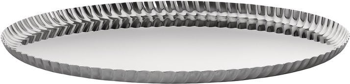 Taca do serwowania Pleats okrągła 31 cm stalowa