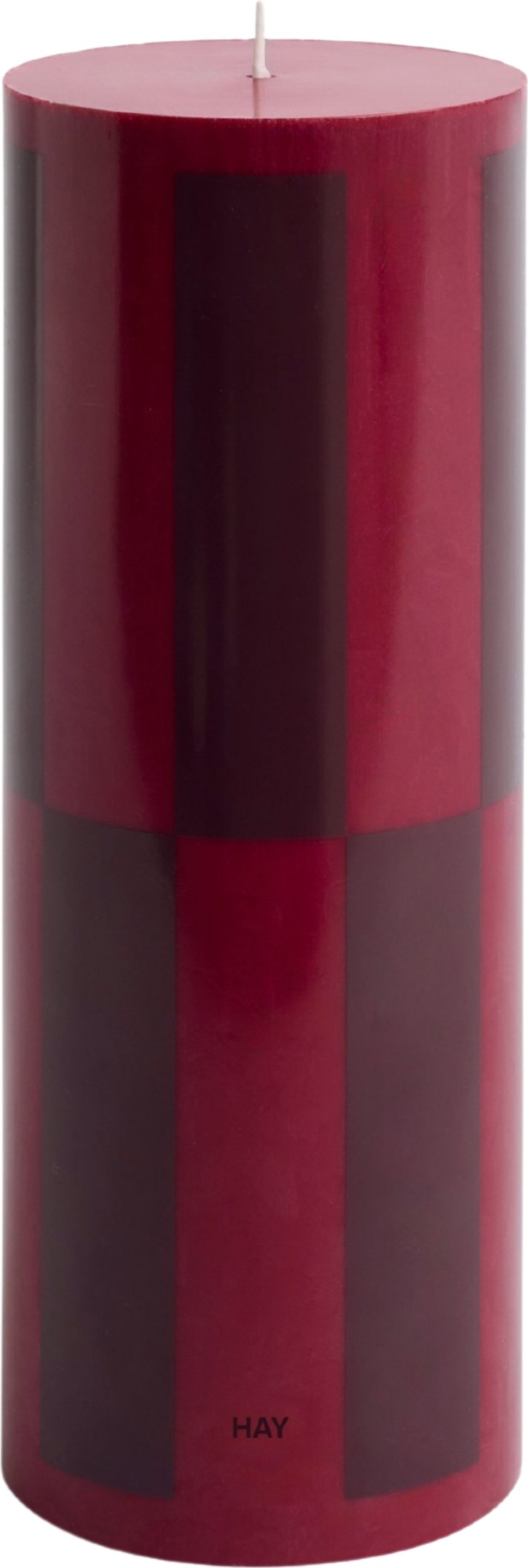 Świeca Column L bordowa