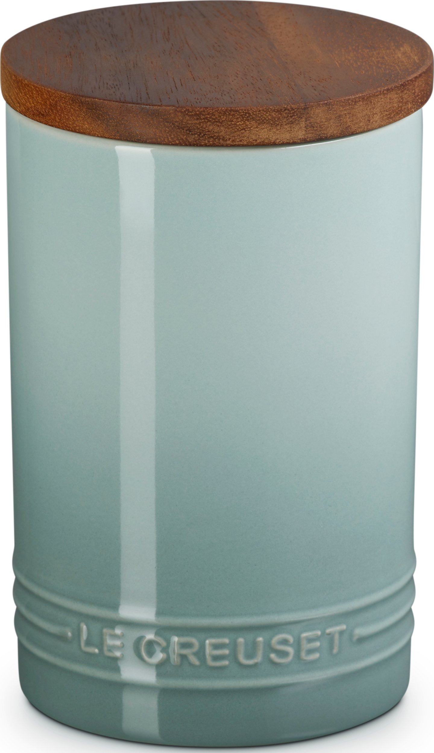 Pojemnik kuchenny z drewnianą pokrywką Le Creuset 770 ml sól morska