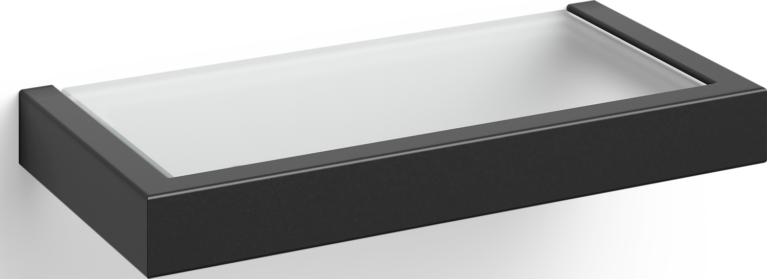 Półka łazienkowa Linea 26,5 cm czarna