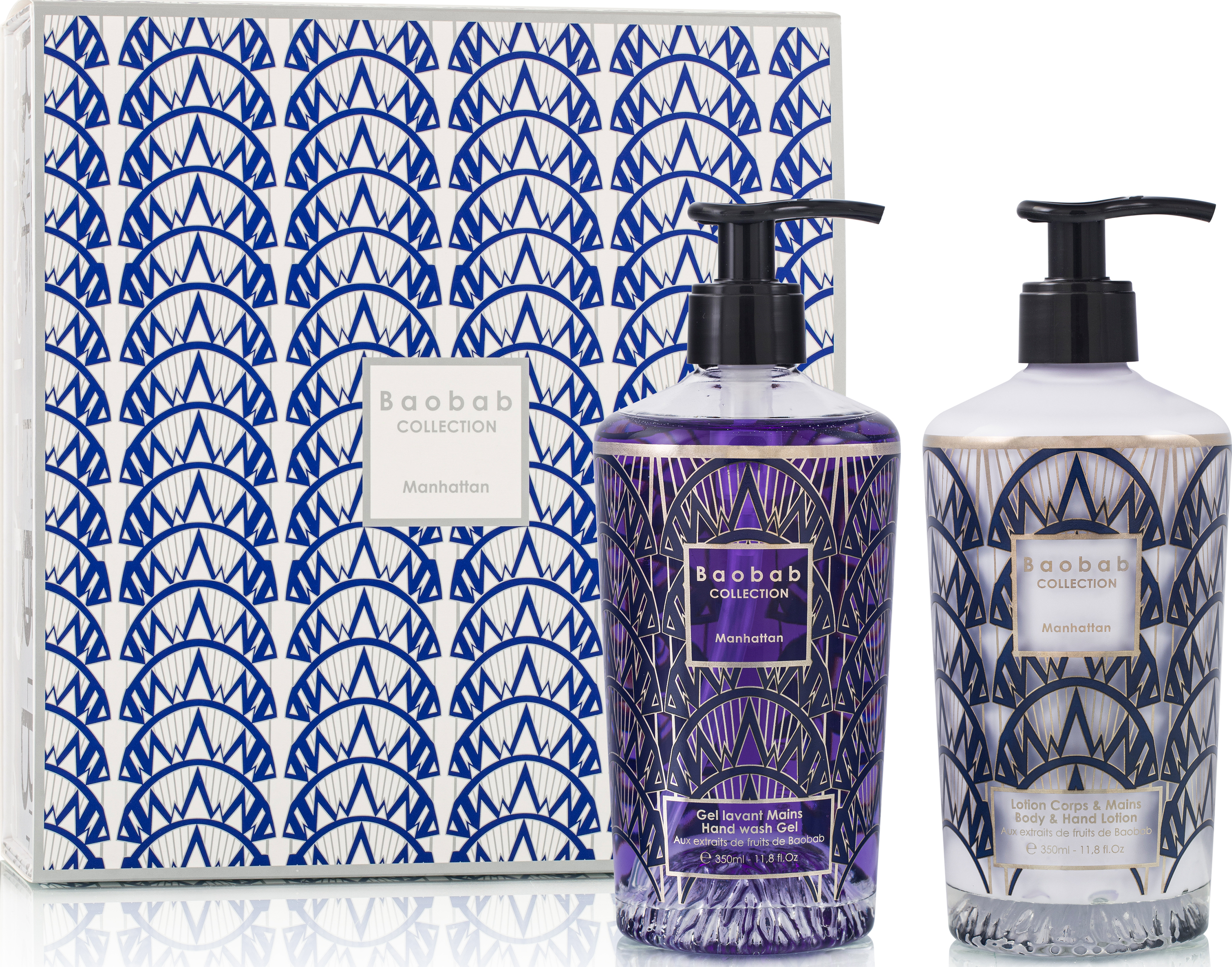 Mydło do rąk i balsam do ciała Baobab Gift Box Manhattan 2 el.