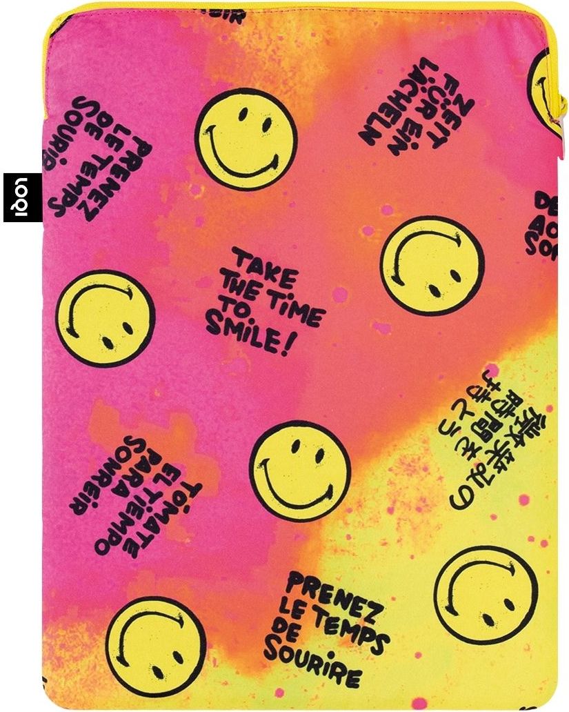Etui na laptop Smiley Time to Smile z recyklingu