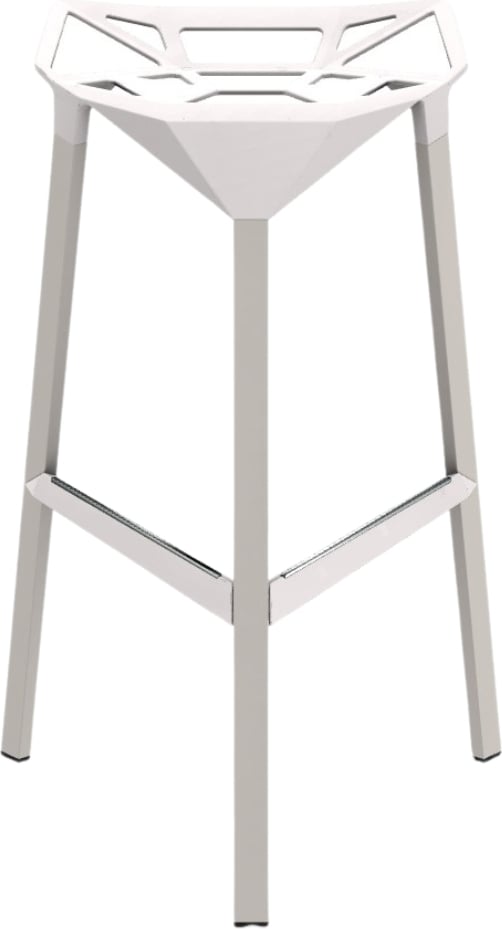 Stołek barowy Stool_One 84 cm biały