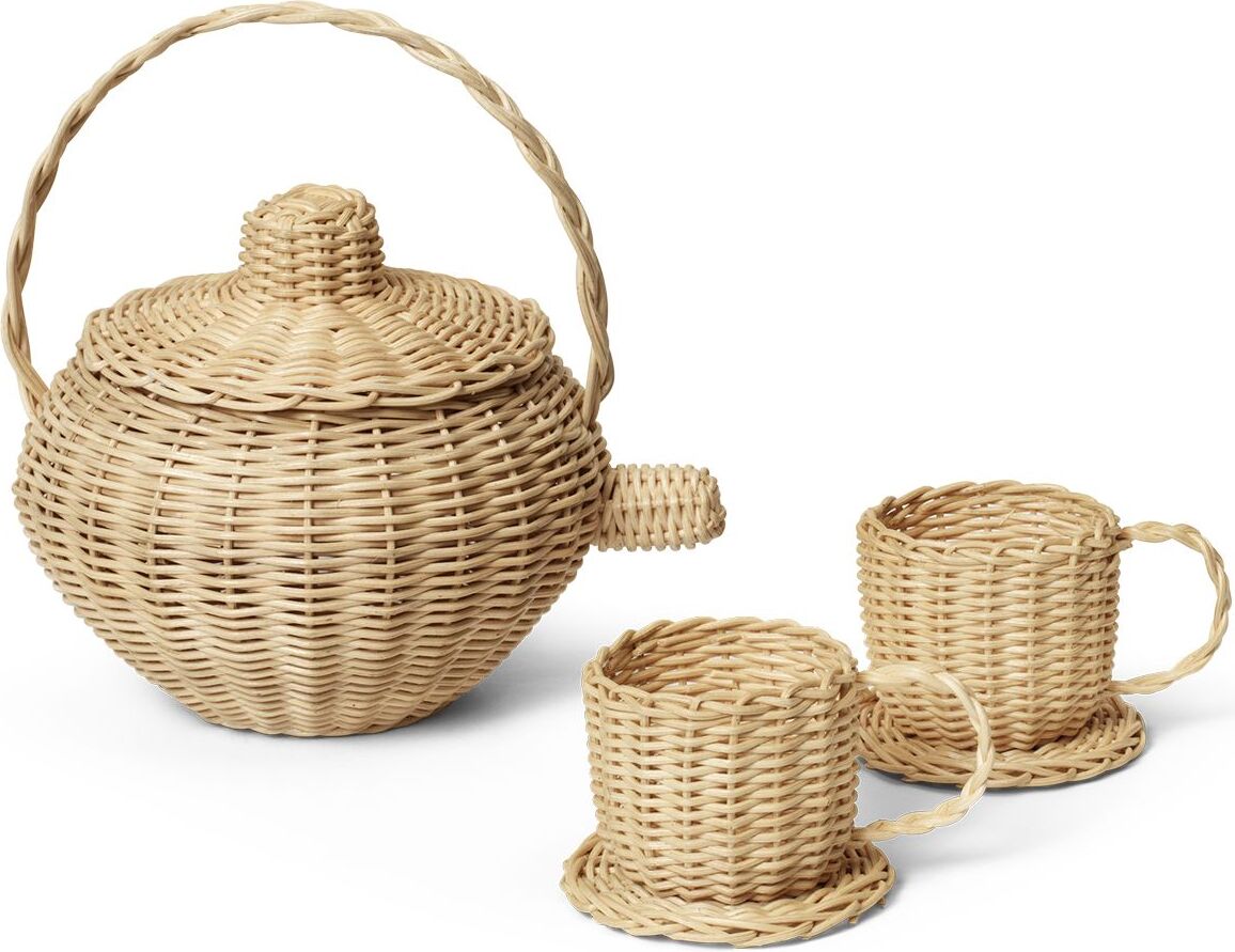Zabawka zestaw do herbaty Rattan 3 el.